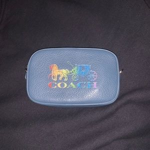 Coach Crossbody with Rainbow Horse and Carriage